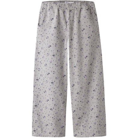 Name It Lavender Gray Nkfdrita Wide Bukser