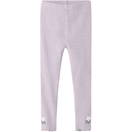 Name It Lavender Fog Nmfdari Leggings