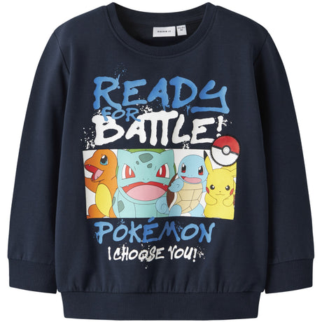 Name It Navy Blazer Nmmmumi Pokemon Nreg Sweat Unb Sky