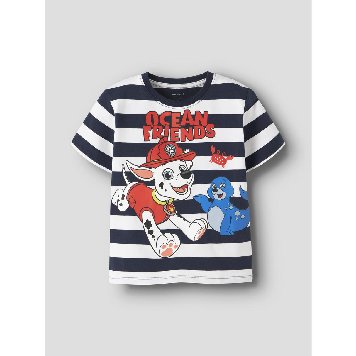Name It Navy Blazer Nmmmilan Paw Ss Nreg Topp Box Cplg
