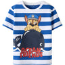 Name It Lapis Blue Nmmmilan Paw Ss Nreg Topp Box Cplg