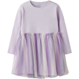 Name It Lavender Fog Nmfdotiana Ls Kjole
