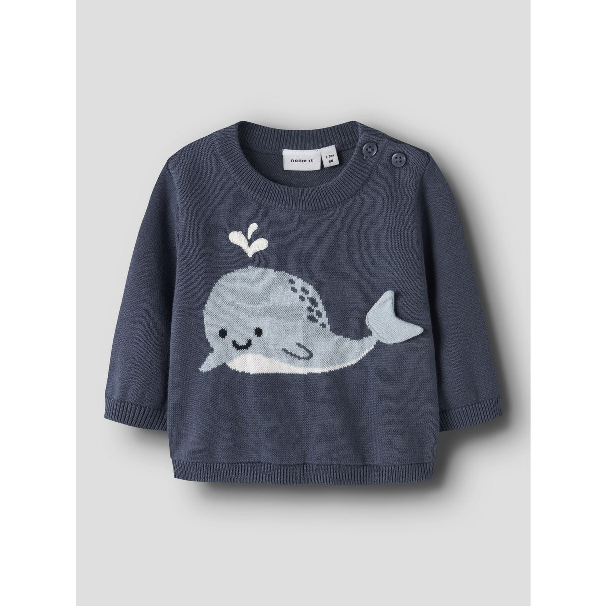 Name It Vintage Indigo Nbmfosea Ls Strikk Box