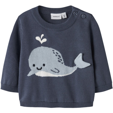 Name It Vintage Indigo Nbmfosea Ls Strikk Box