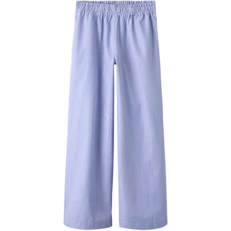 Name It Purple Impression Rainstone Nkffloritta Wide Bukser