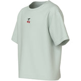 Name It Pale Aqua Cherry Embroidery Nkfvictoria Ss Nreg Topp