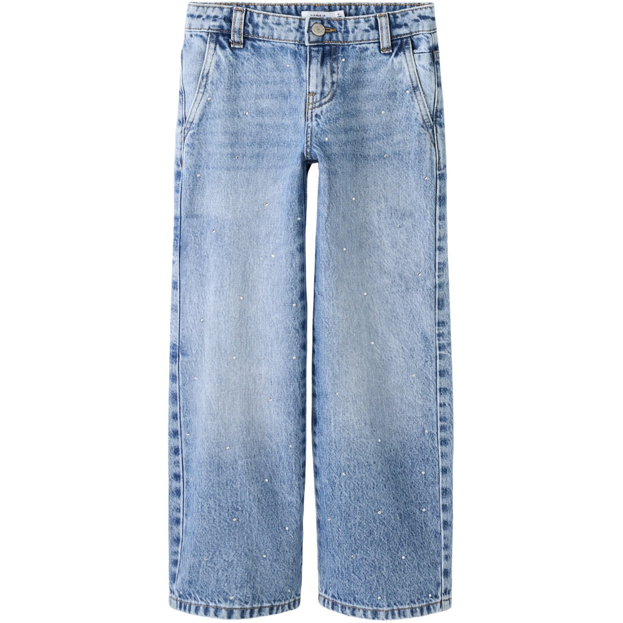 Name It Light Blue Denim Rhine Nkfrose Wide Rhine Jeans 1133-Ac D