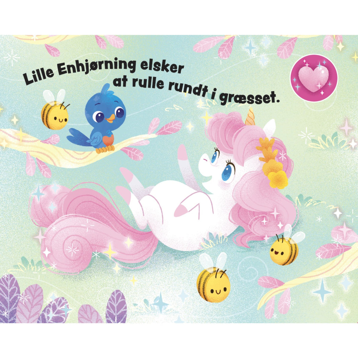 Forlaget Tukan Papbog Med Håndtag: Lille Søde Enhjørning