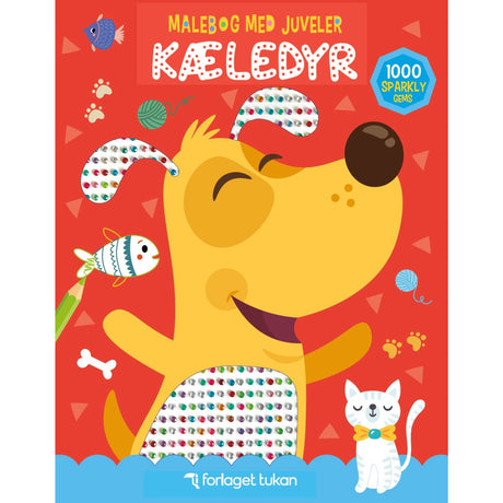 Forlaget Tukan Farge Bok Med Juveler: Kæledyr