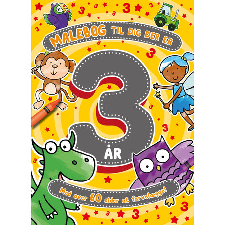 Forlaget Tukan Farge Bok Til Dig Der Er 3 År