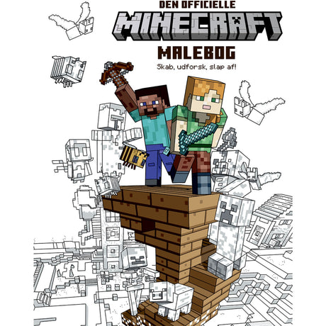 Forlaget Tukan Den Officielle Minecraft Farge Bok