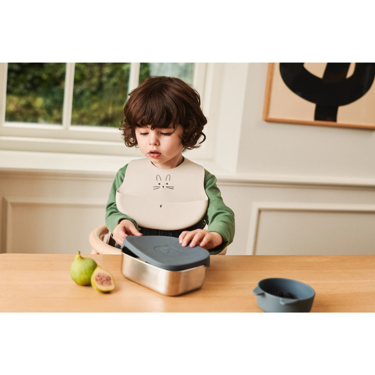 LIEWOOD Rabbit Sandy / Oat Ember Printed Smekke 2-pack