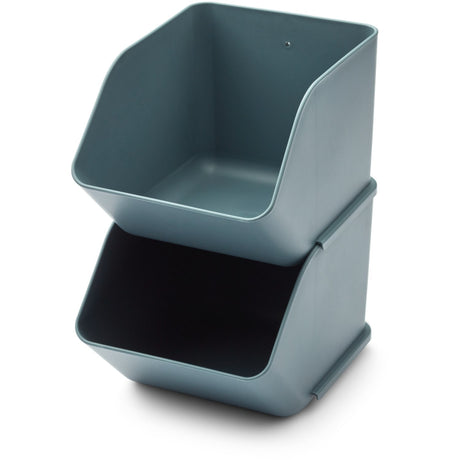 LIEWOOD Whale Blue Rosemary Desktop Organizer S 2-Pakning