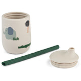 LIEWOOD Safari Sandy Mix Ellis Printed Sippy Kopp 230ml