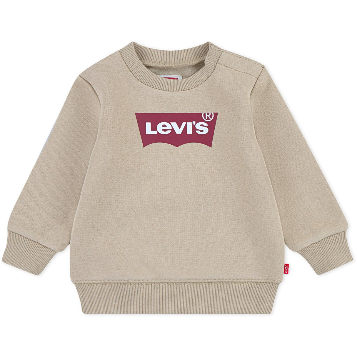 Levi's White Pepper Batwing Crewneck Collegegenser