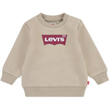 Levi's White Pepper Batwing Crewneck Collegegenser