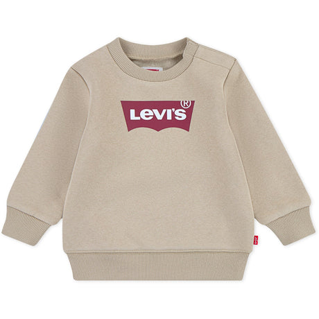 Levi's White Pepper Batwing Crewneck Collegegenser