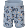 Name It Blue Fog Dino Skater Nmmvermo Aop Long Swe Shorts Unb