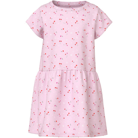 Name It Cradle Pink Heart Cherries Nmfvilinse Capsl Kjole