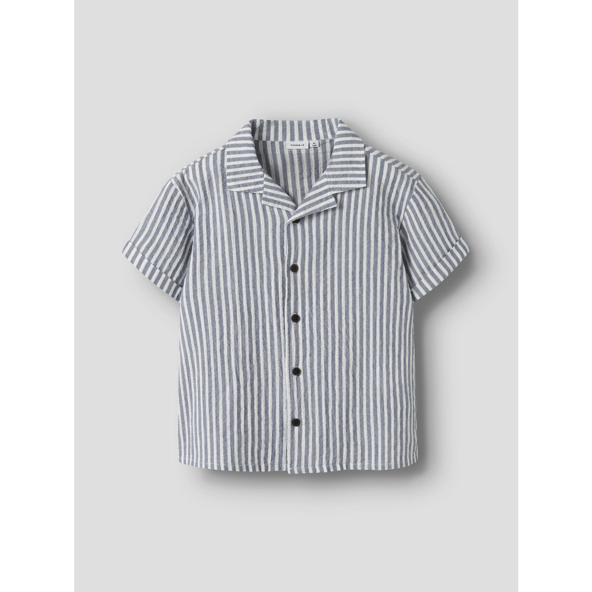 Name It Vintage Indigo Cloud Dancer Nkmfedenis Ss Nreg Skjorte