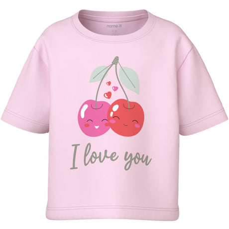 Name It Cradle Pink Cherry Love Nmfvilinse Ss Nreg Kort Topp