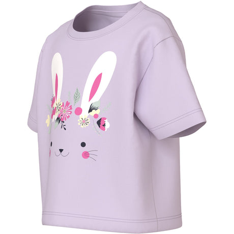 Name It Lavender Fog Bunny Nmfvilinse Ss Nreg Kort Topp