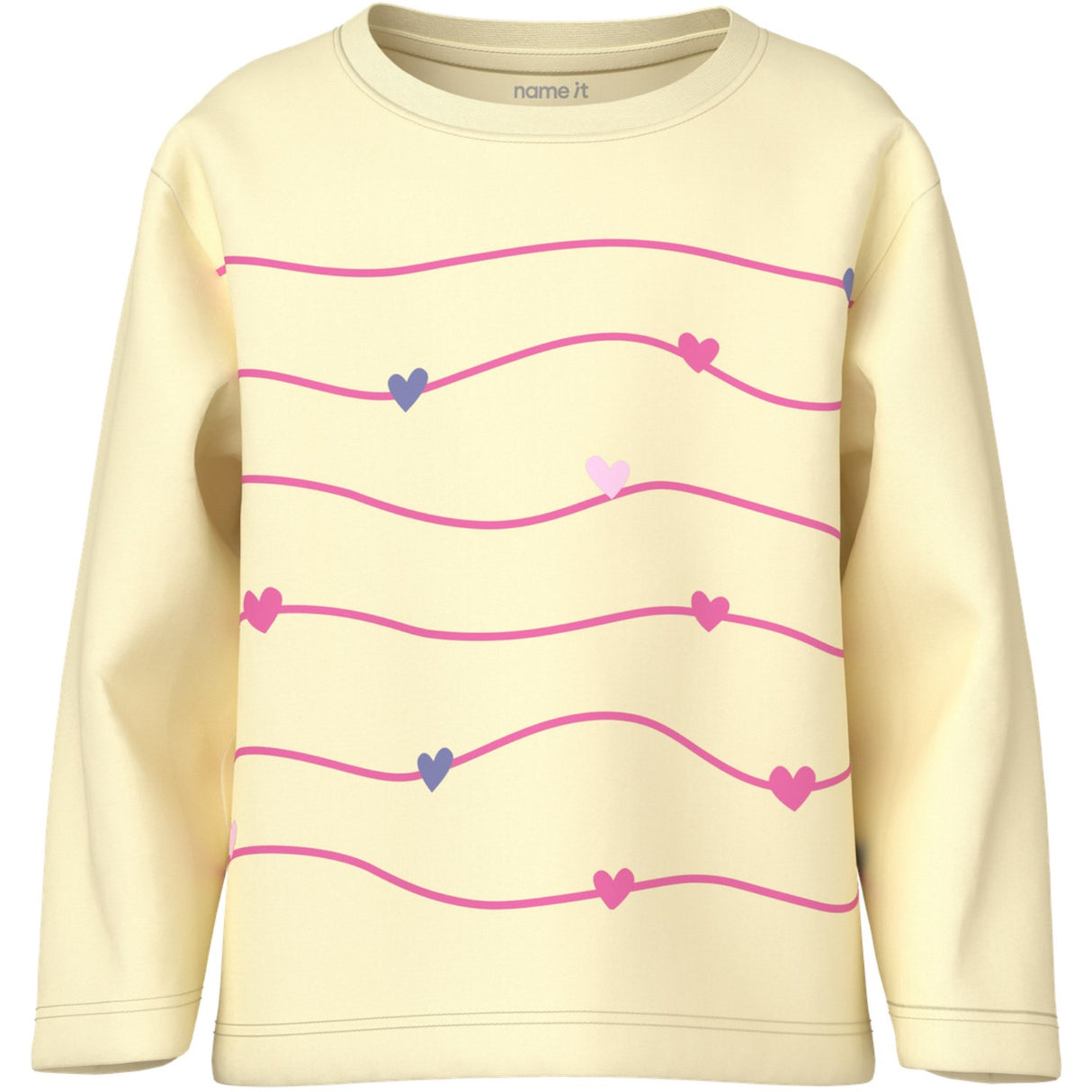 Name It Pear Sorbet Fun Stripe Nmfveen Ls Nreg Topp