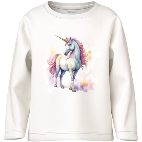 Name It Cloud Dancer Pink Unicorn Nmfvotea Ls Nreg Topp