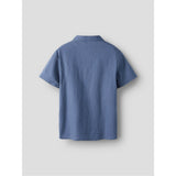 Name It Vintage Indigo Nkmfalinnen Ss Skjorte
