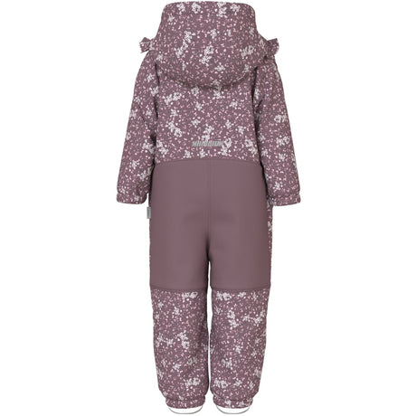 Name It Grape Shake Floral Dream Nmfalfa08 Softshell Drakt Frill Fo