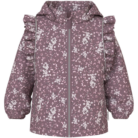 Name It Grape Shake Floral Dream Nmfalfa08 Softshell Jakke Frill Aop Fo