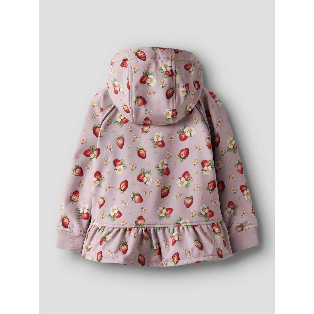 Name It Keepsake Lilac Strawberry Nmfalfa08 Softshell Jakke Peblum Fo