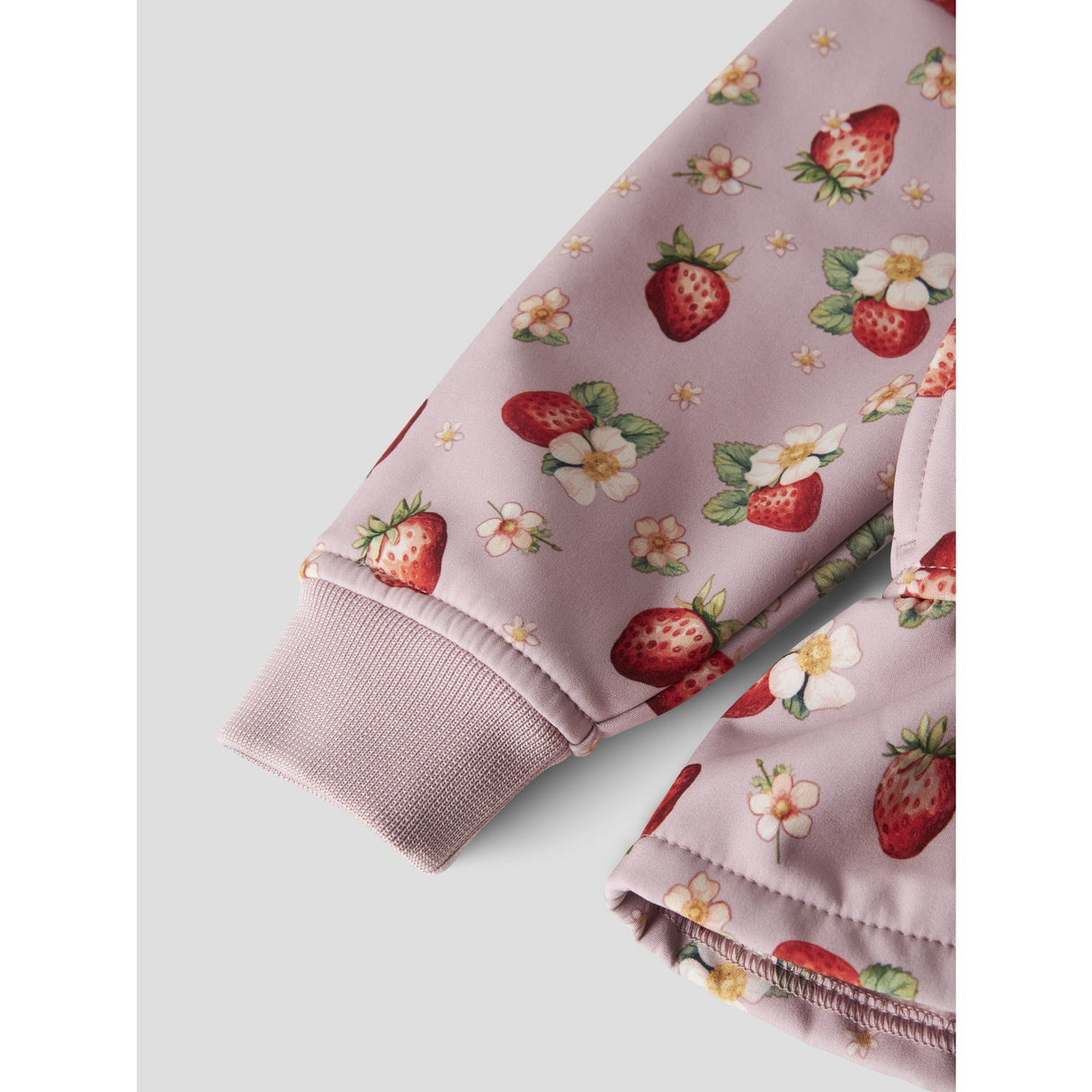 Name It Keepsake Lilac Strawberry Nmfalfa08 Softshell Jakke Peblum Fo