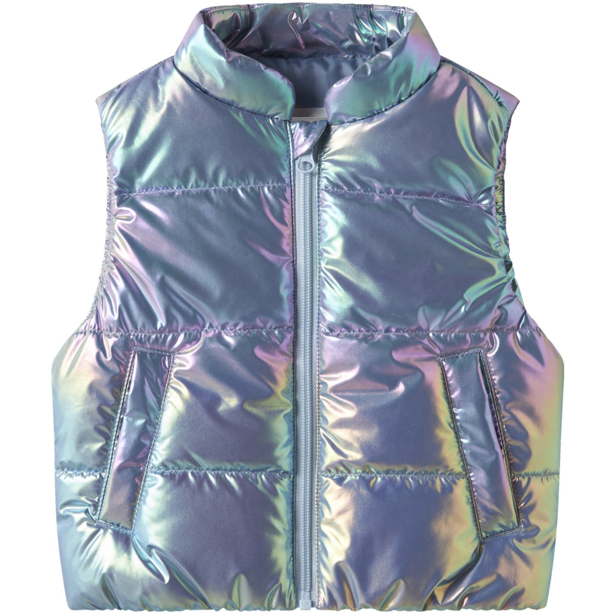 Name It Lavender Lustre Nmfmolina Vest Shine