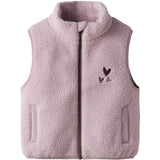 Name It Keepsake Lilac Nmfmall Sherpa Vest