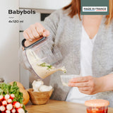 Babymoov Multi Madbøtter 120 Ml 4-Pakke