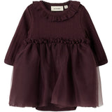 Lil'Atelier Catawba Grape Nbfsolange Ls Tyll Body Kjole Lil