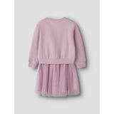 Name It Keepsake Lilac Nmfobana Hellok Nreg Swe Dress Bru Sky