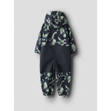 Name It Dark Sapphire Graphic Dino Nmmalfa08 Softshell Drakt Aop 1Fo Noos