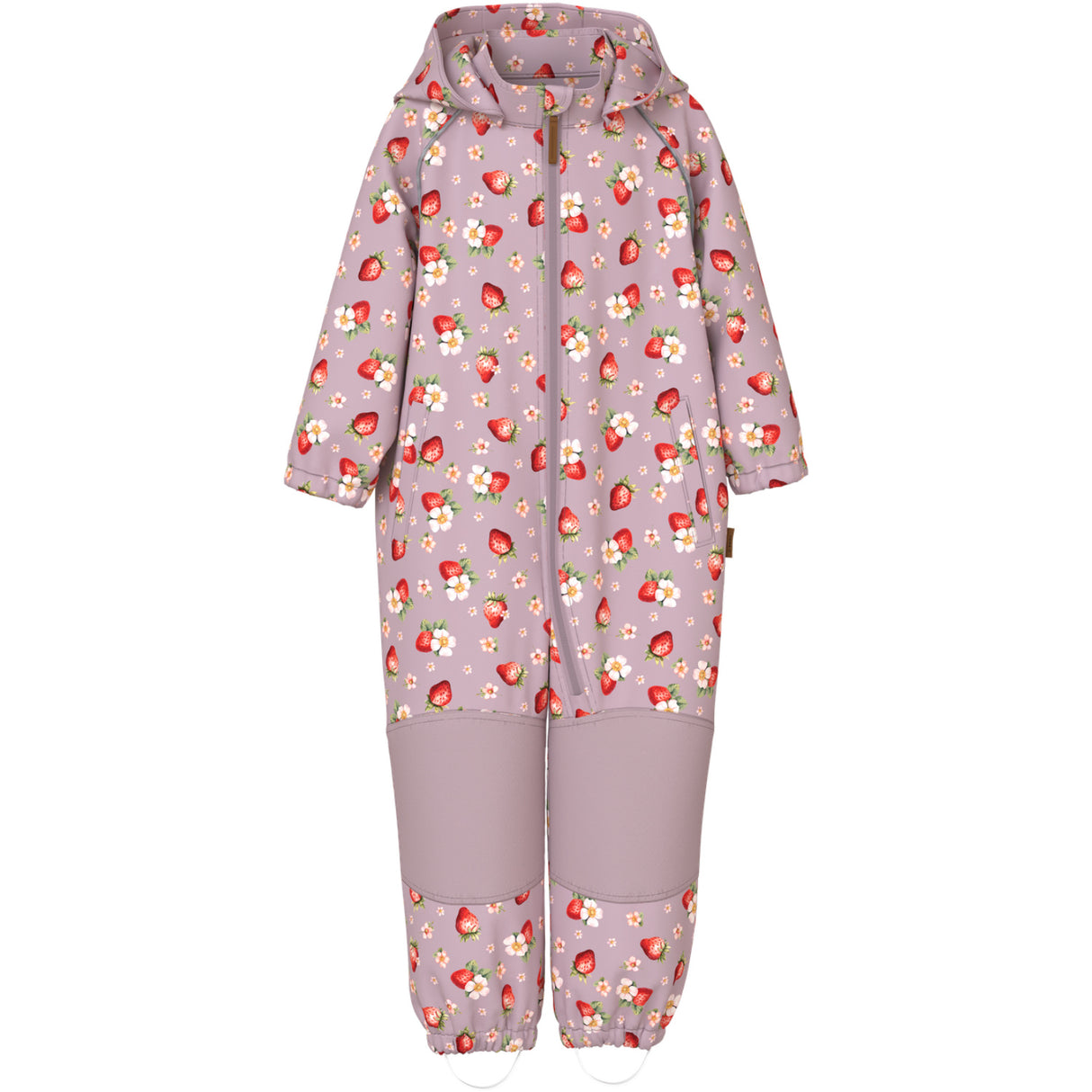 Name It Keepsake Lilac Strawberry Nmfalfa08 Softshell Drakt Aop 1Fo Noos