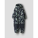 Name It Dark Sapphire Graphic Dino Nmmalfa08 Softshell Drakt Aop 1Fo Noos