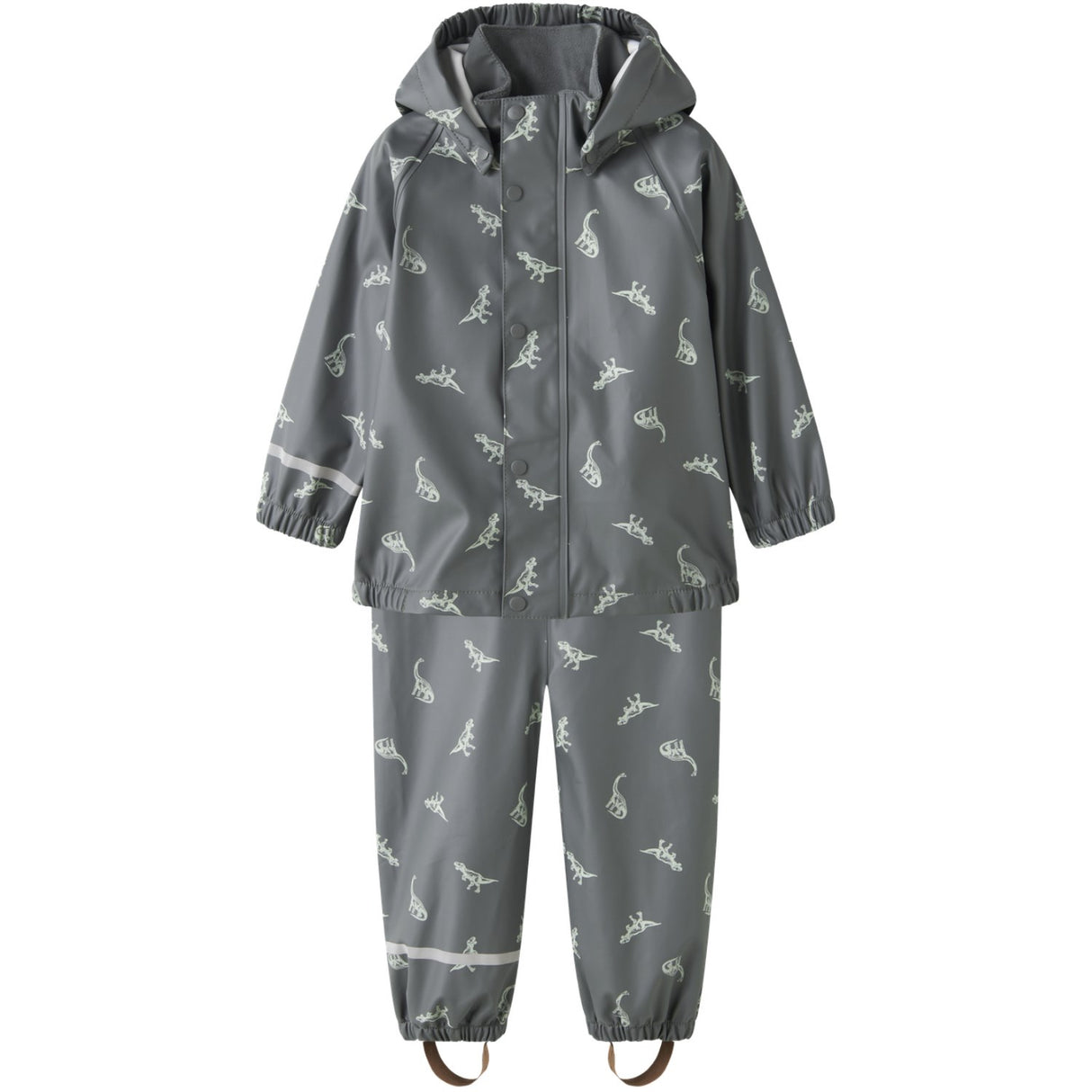 Name It Balsam Green Dino Nmmdry10 Rain Sett Aop Fo