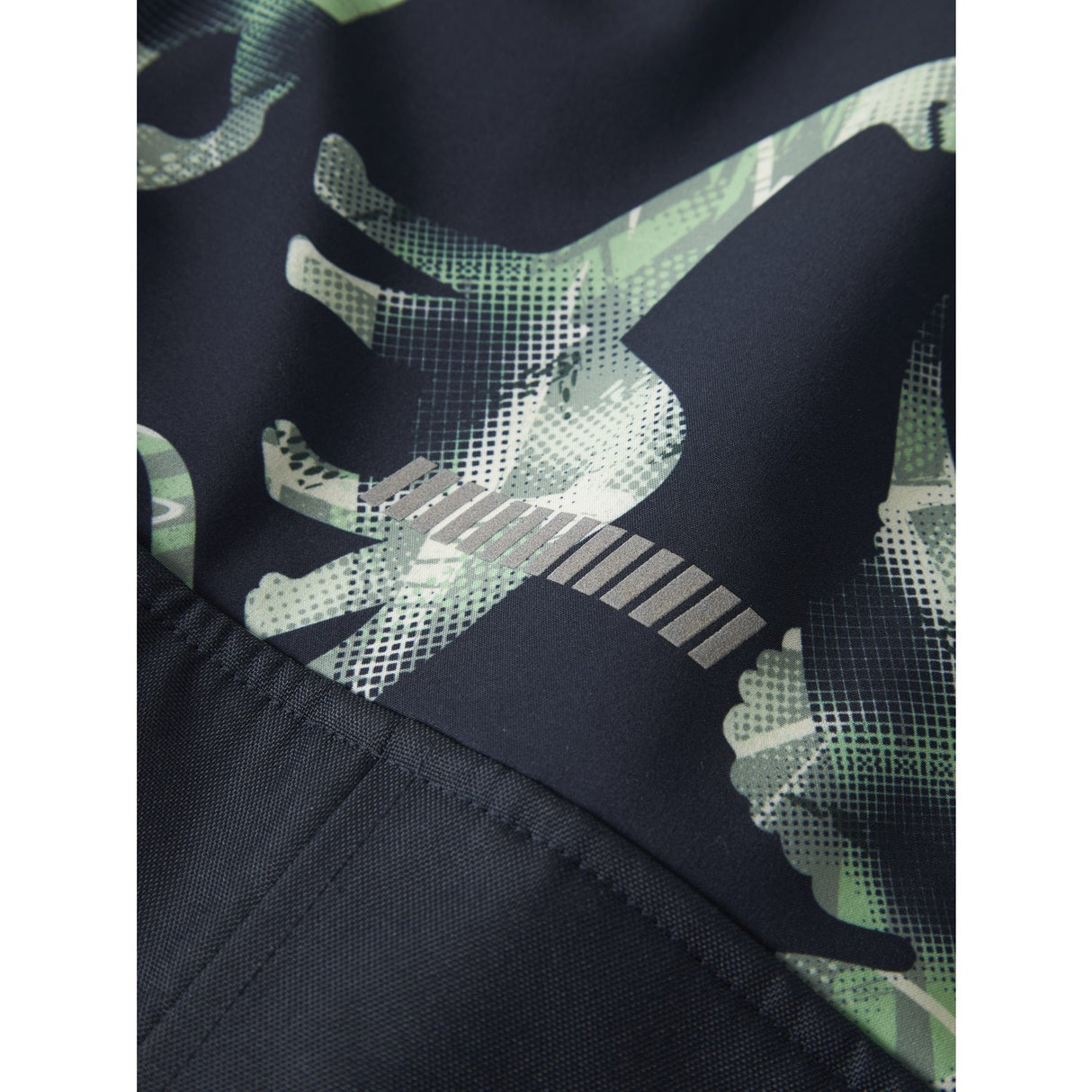 Name It Dark Sapphire Graphic Dino Nmmalfa08 Softshell Drakt Aop 1Fo Noos