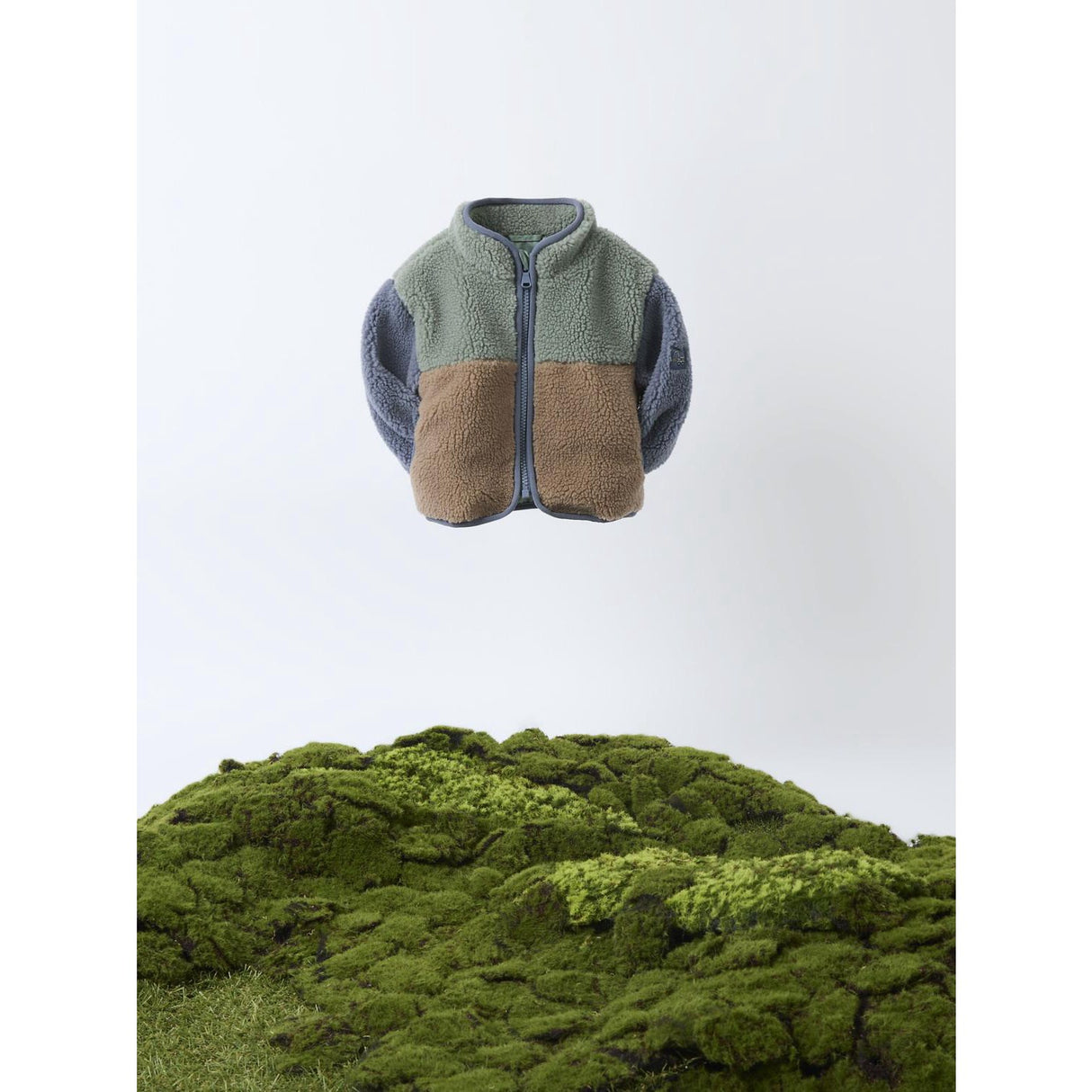 Name It Chinois Green Nbmmimba Sherpa Jakke