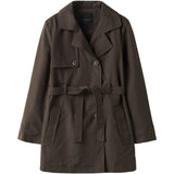 Name It Chocolate Brown Nkfmadelin Trench Frakk Noos