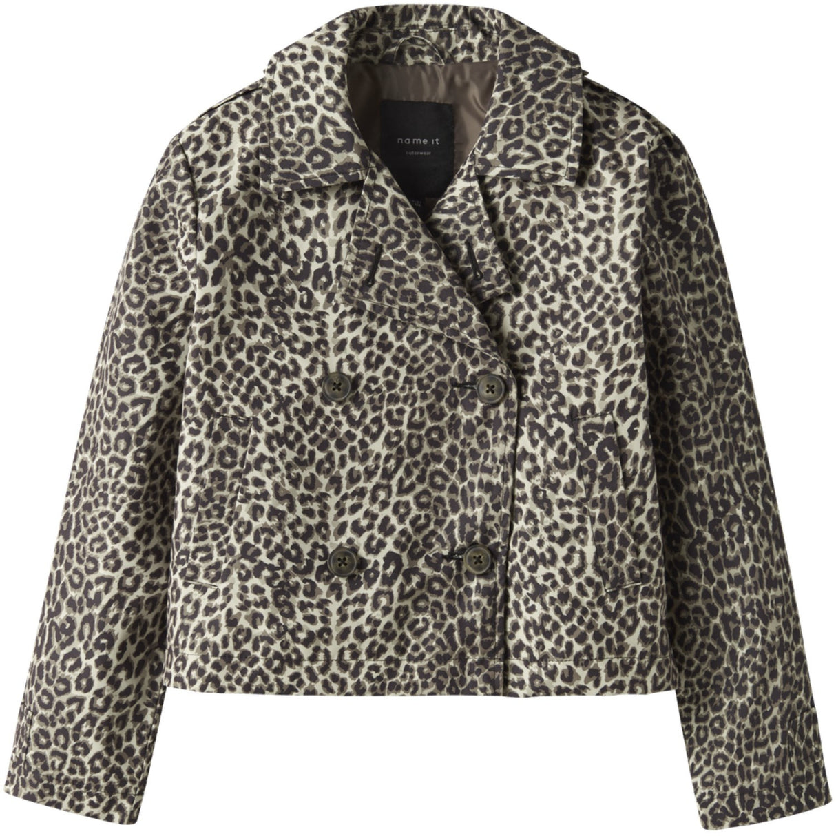 Name It Birch Nkfmadelin Trench Frakk Kort Aop