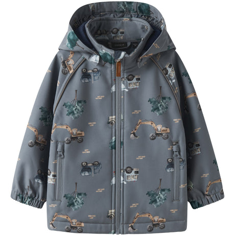 Name It Flint Stone Work Truck Nmmalfa08 Softshell Jakke Aop 1Fo