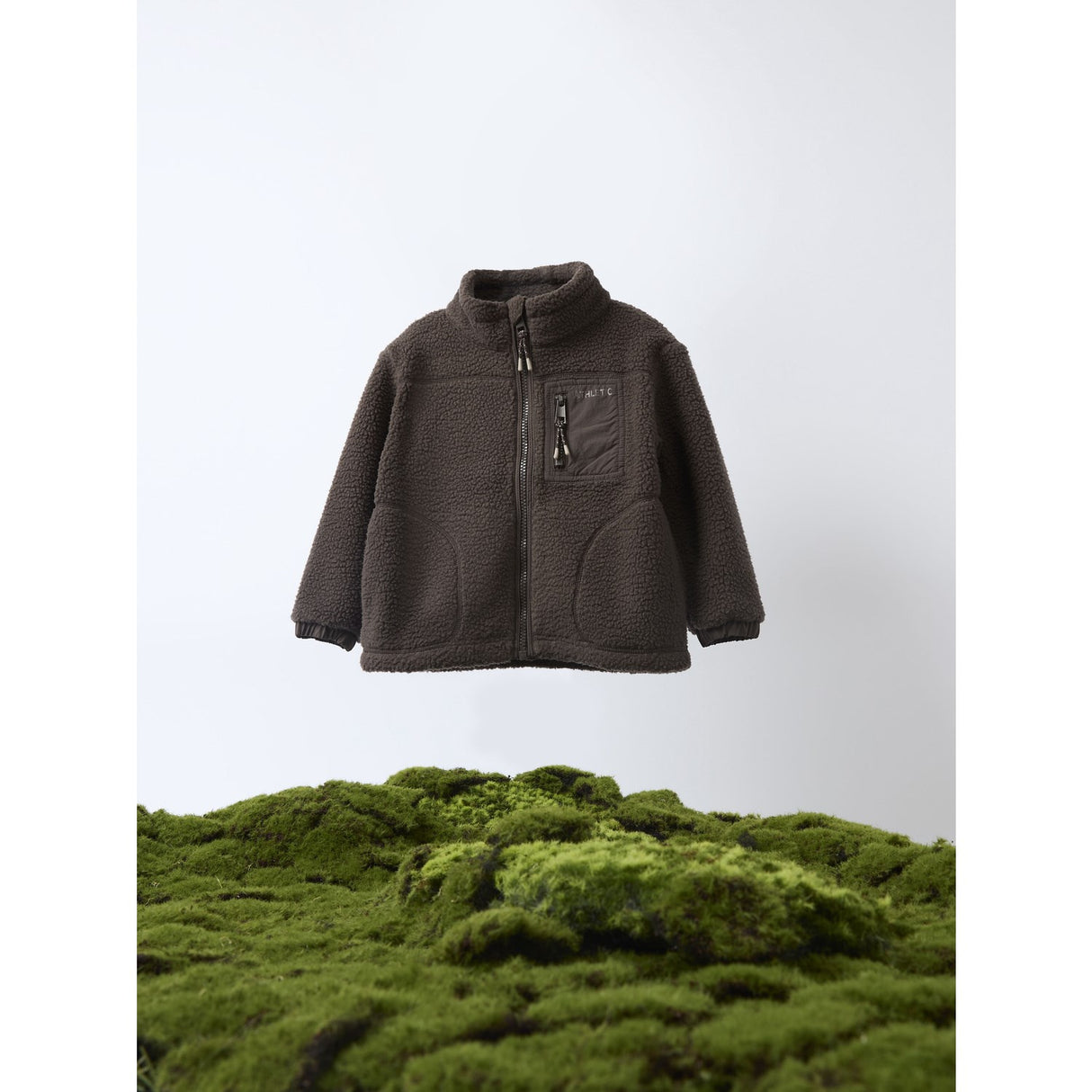 Name It Chocolate Brown Nmmmiller Sherpa Jakke