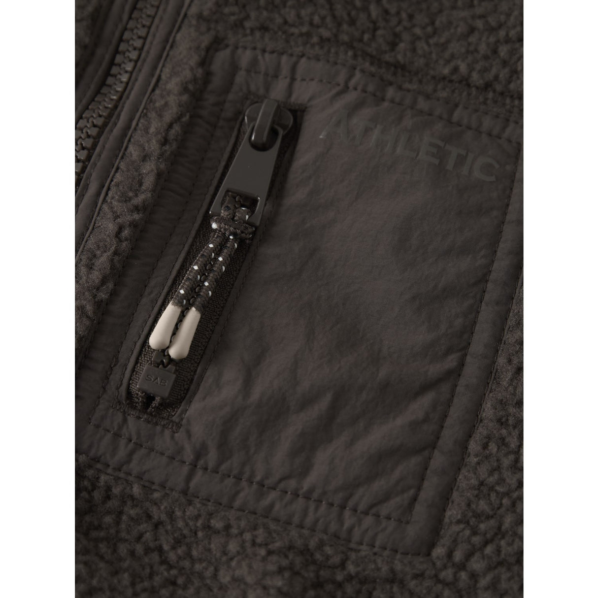 Name It Chocolate Brown Nmmmiller Sherpa Jakke