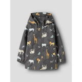 Name It Blackened Pearl 5 Safari Nmmmax Jakke Li Aop Noos
